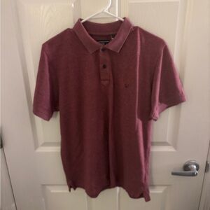Maroon large men’s polo